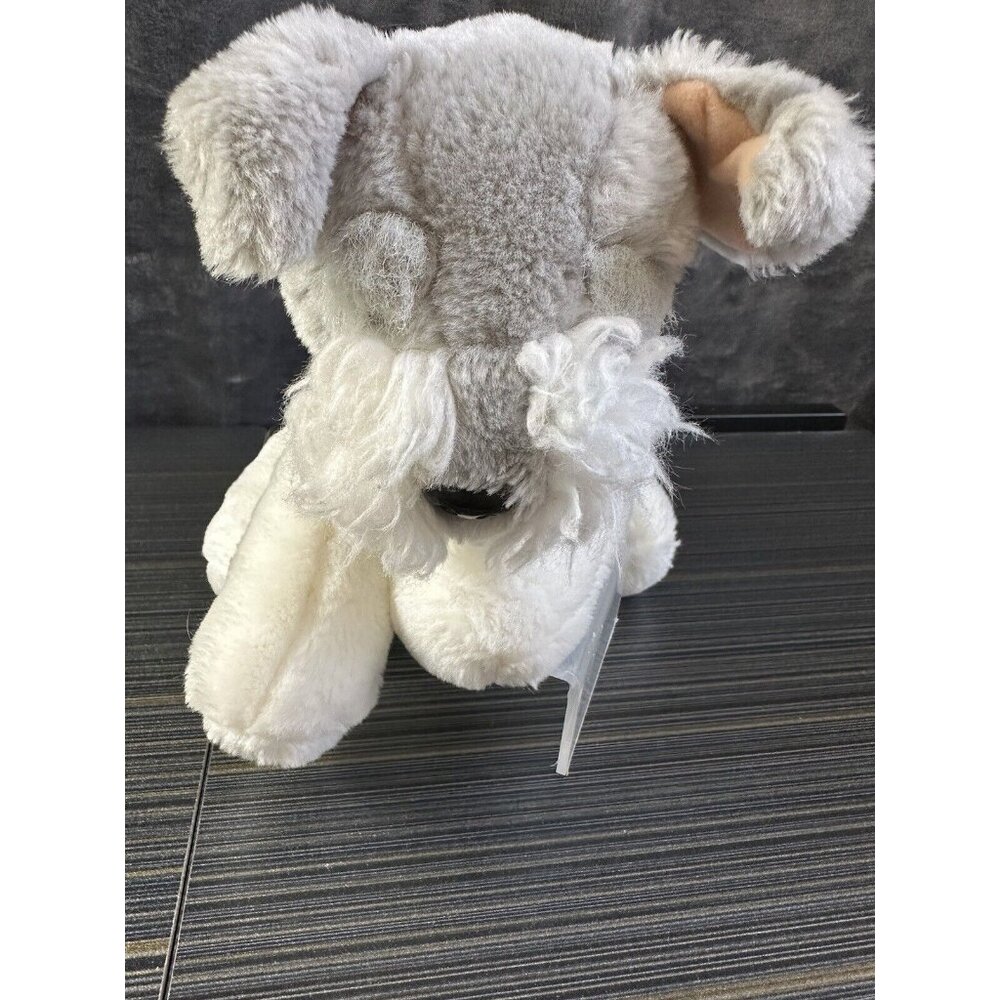 2004 Vintage Commonwealth Schnauzer Plush Puppy Dog 8" Stuffed Animal Floppy‎